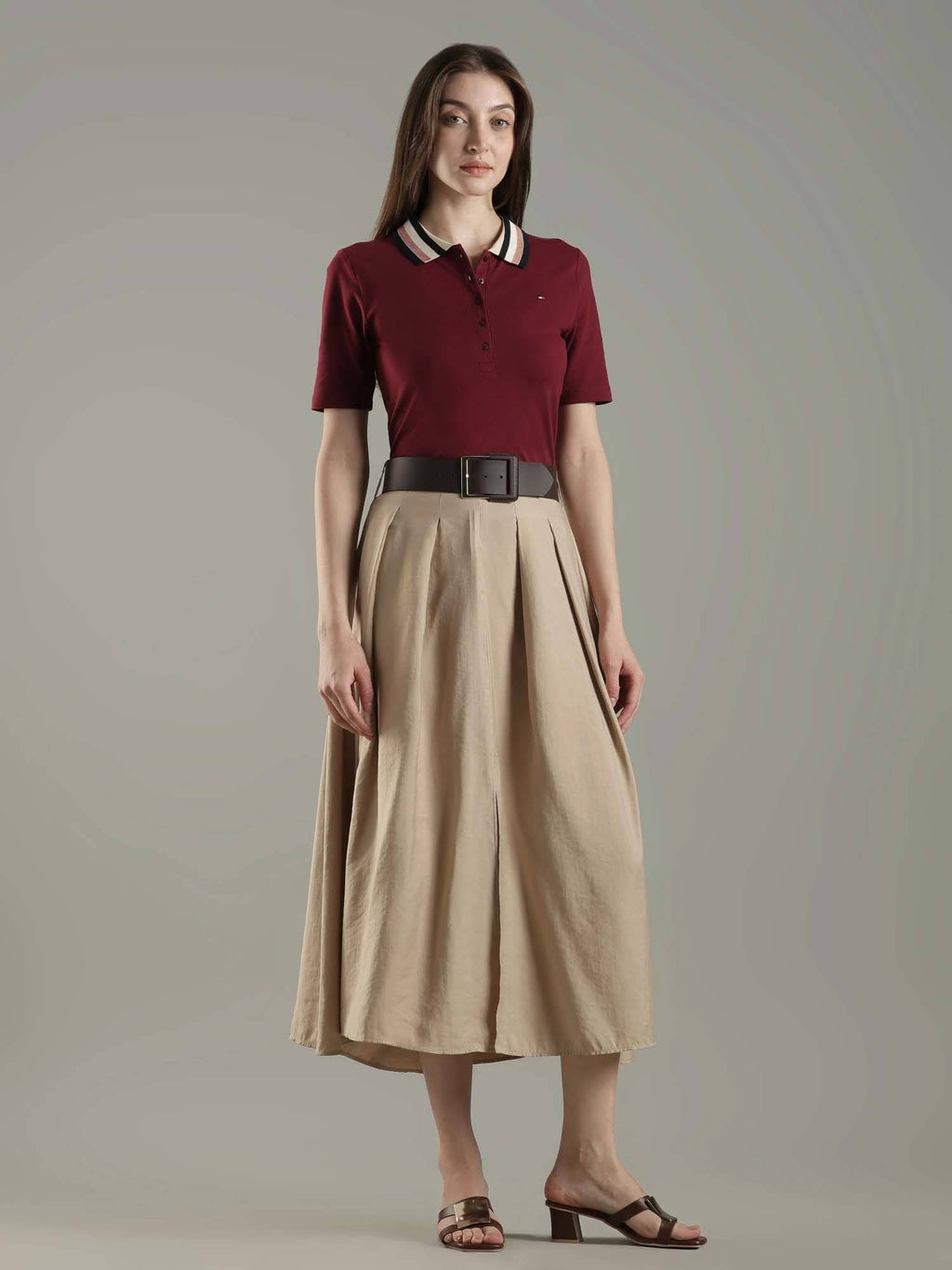 Solid Regular Fit Cotton Polo T-Shirt | PW43 - view 7
