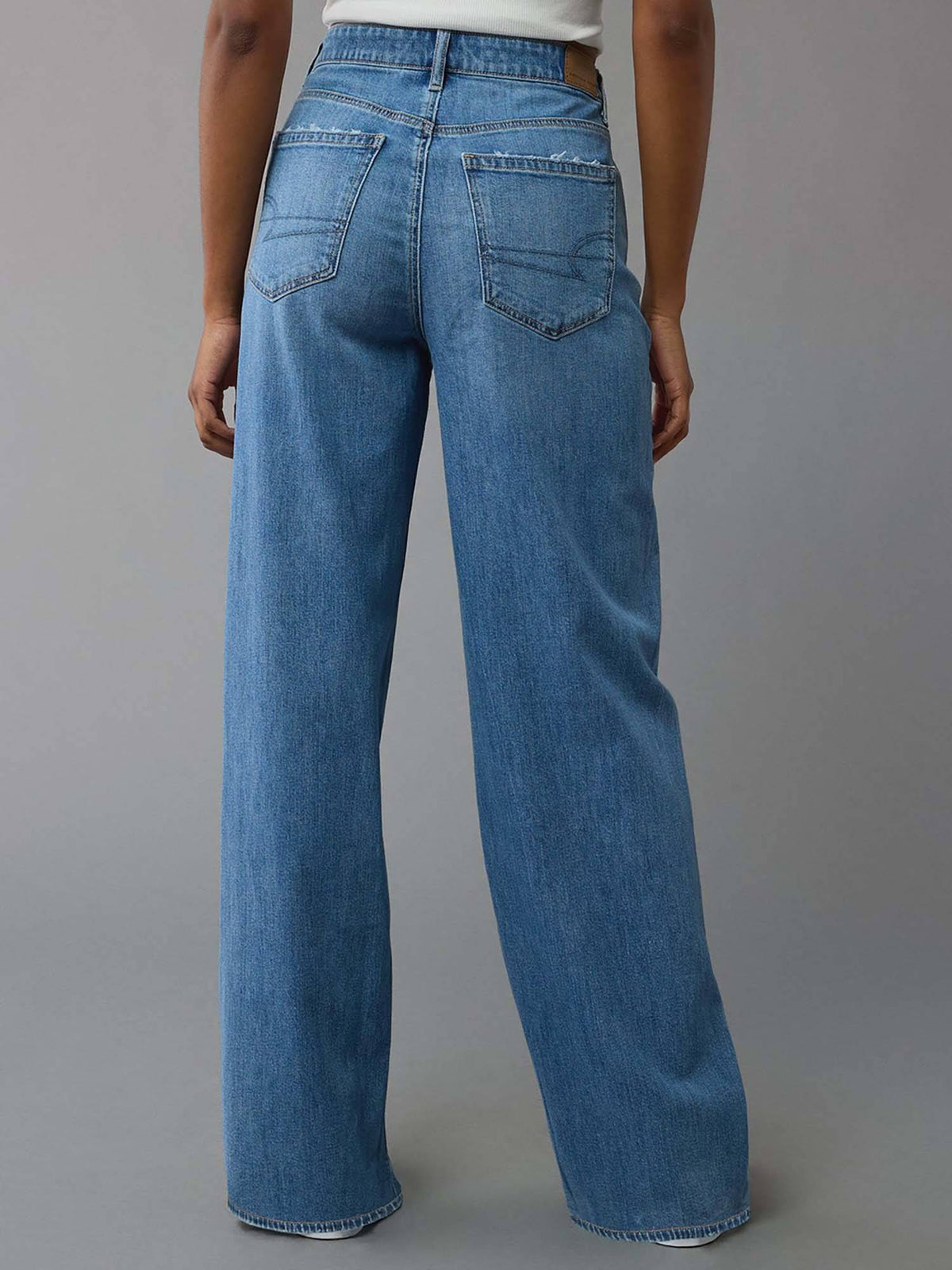 Women Blue Super High Rise Baggy Wide-leg Jeans | BG78 - view 3