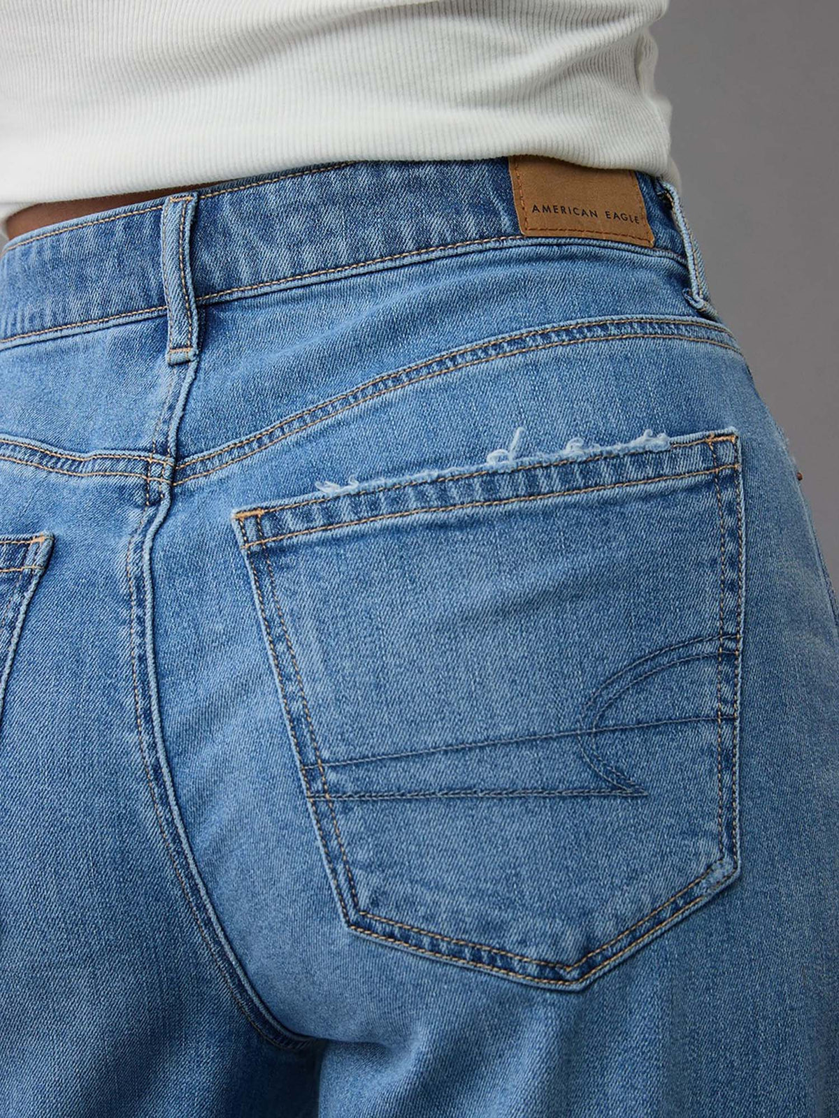 Women Blue Super High Rise Baggy Wide-leg Jeans | BG78 - view 5