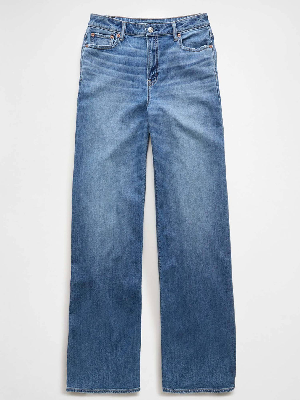 Women Blue Super High Rise Baggy Wide-leg Jeans | BG78 - view 6