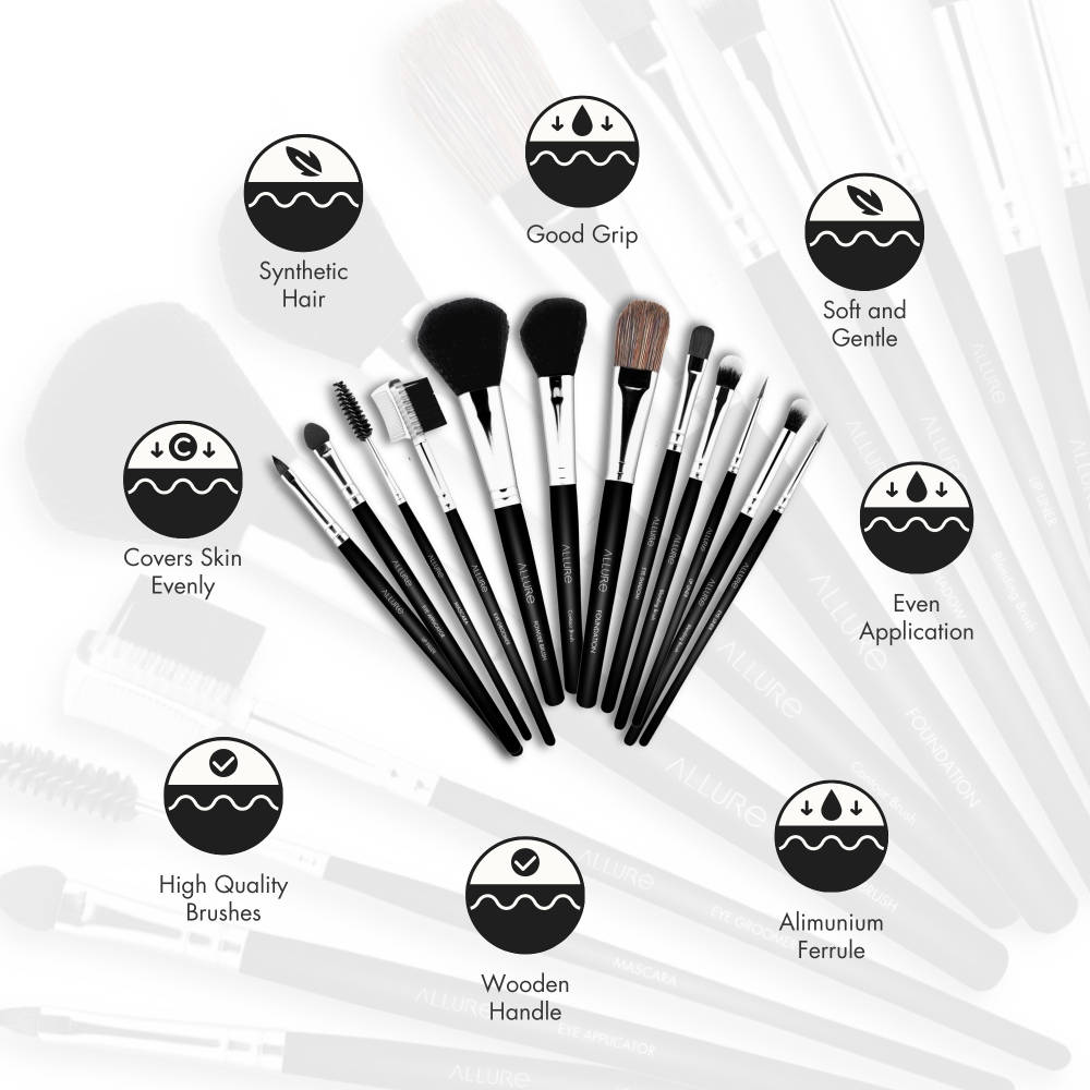 Makeup Professional MBS-12 Brush Set - Pack of 12 | T32 - view 4