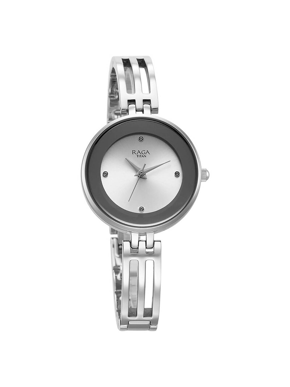Women Silver Round Dial Analog Watch - 95264SM01 | W92 - view 2