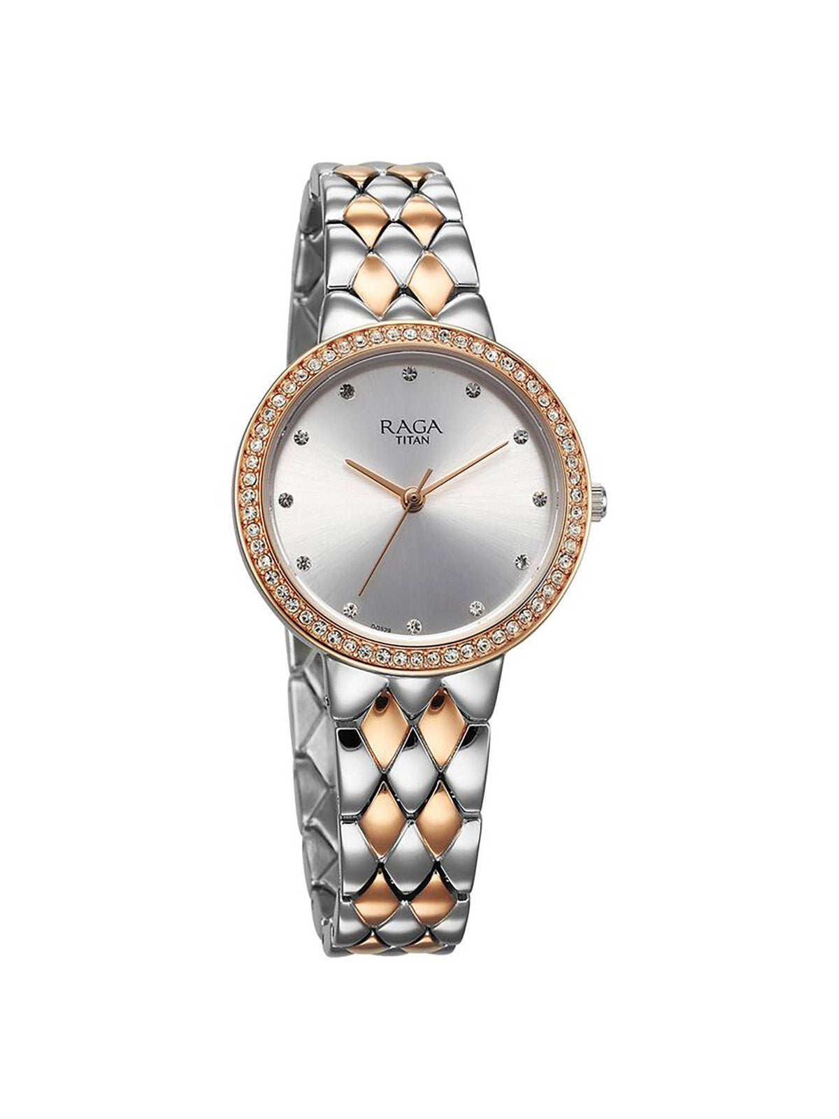Women Silver Round Dial Analog Watch - 95282KM01 | W92 - view 2
