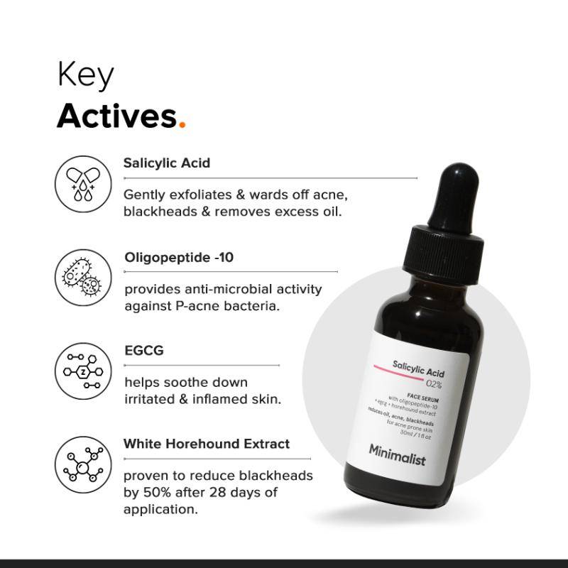 2% Salicylic Acid Face Serum For Blackheads & Whiteheads | Z8 - view 3