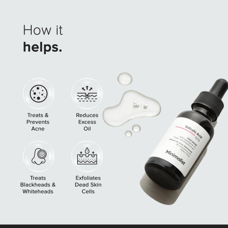 2% Salicylic Acid Face Serum For Blackheads & Whiteheads | Z8 - view 5