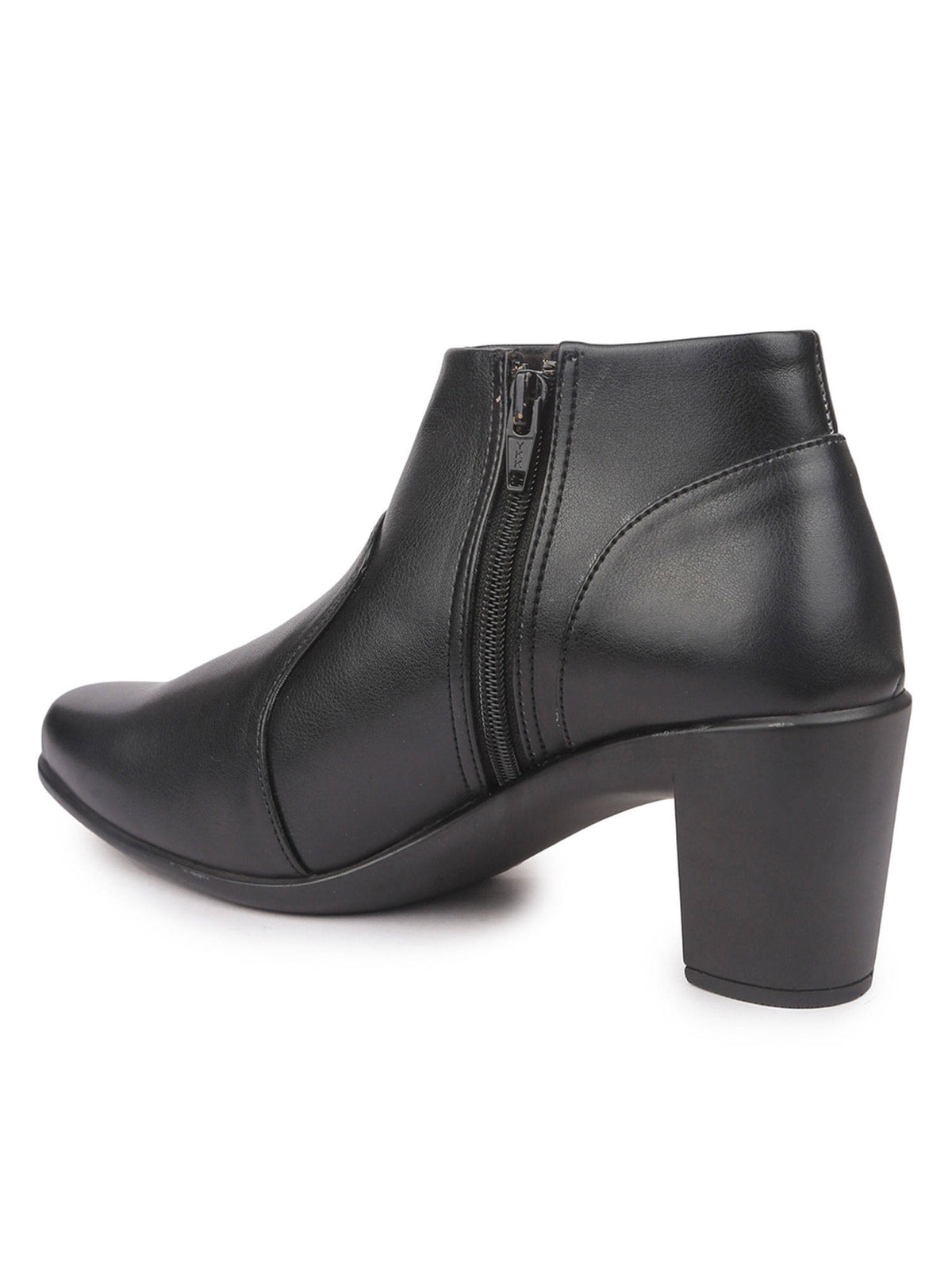 Solid Black Casual Boots | BT61 - view 3
