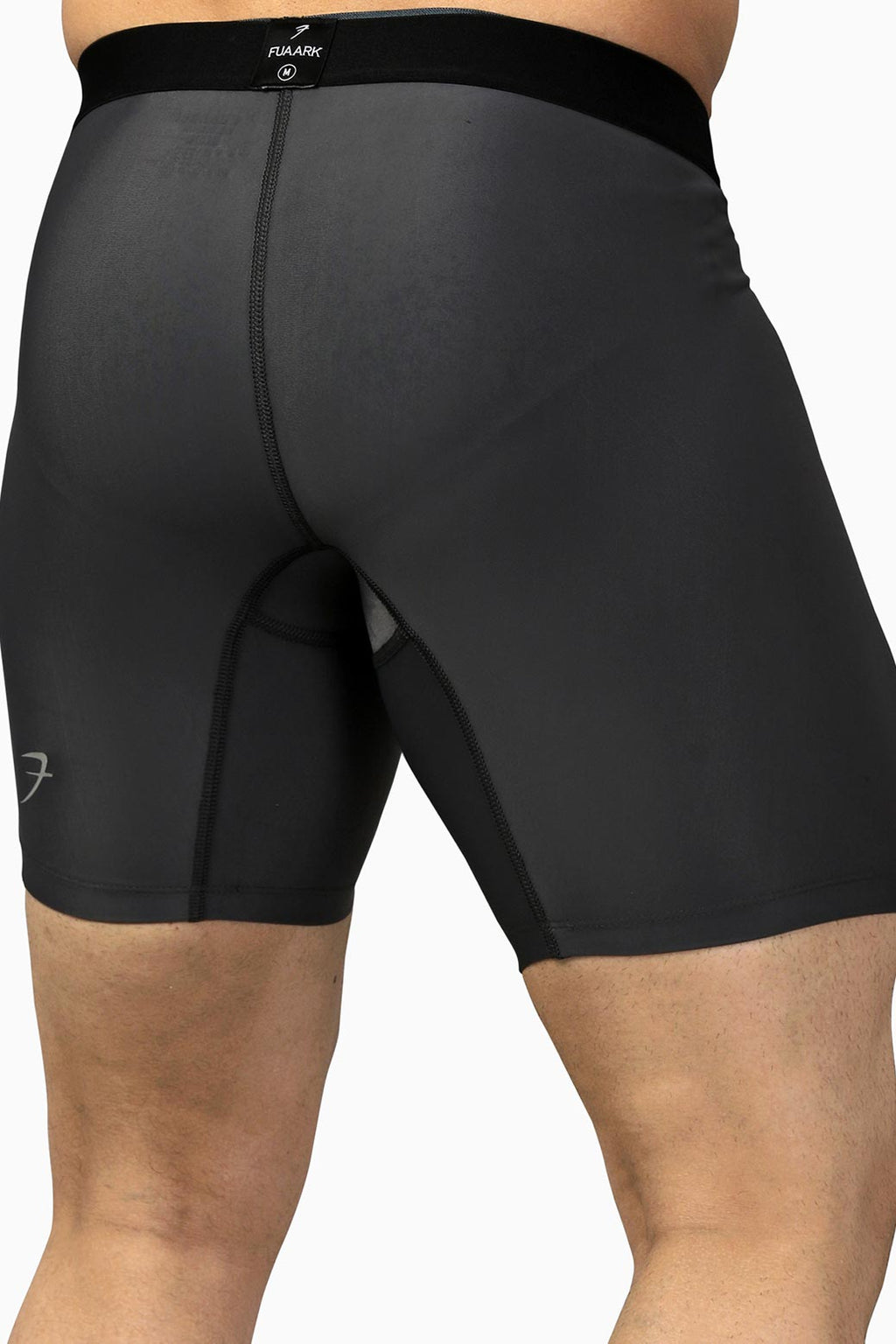 Nylon Compression Shorts Grey