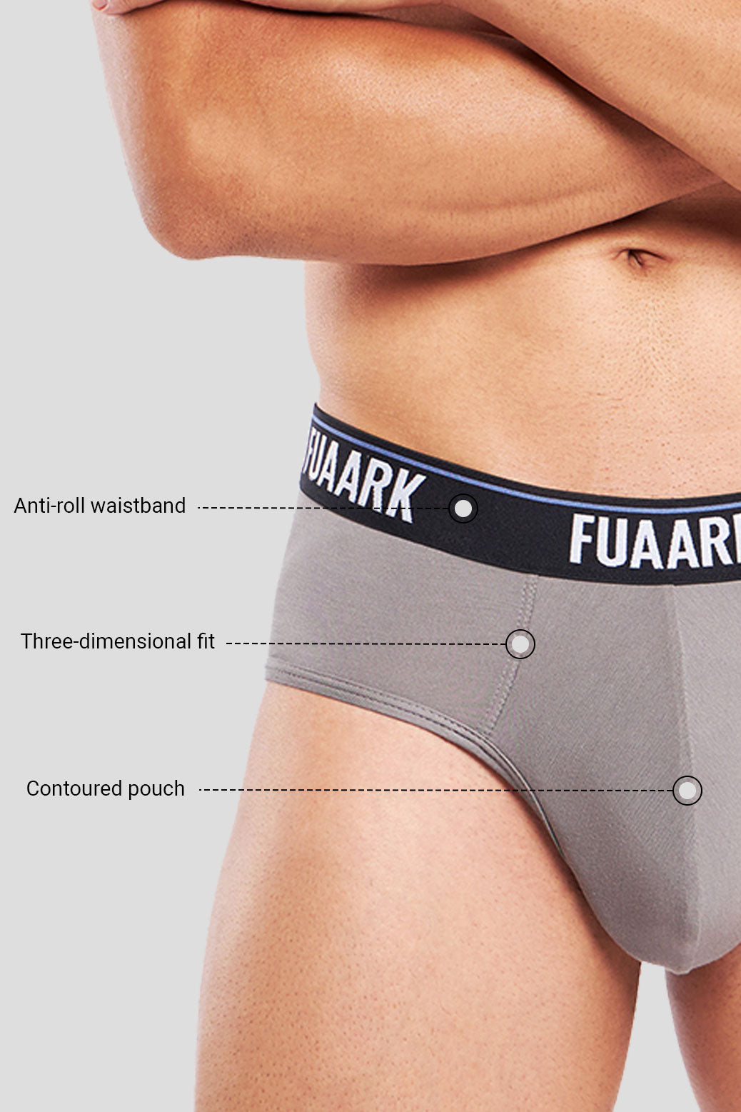 Ultra Soft Modal Brief Grey