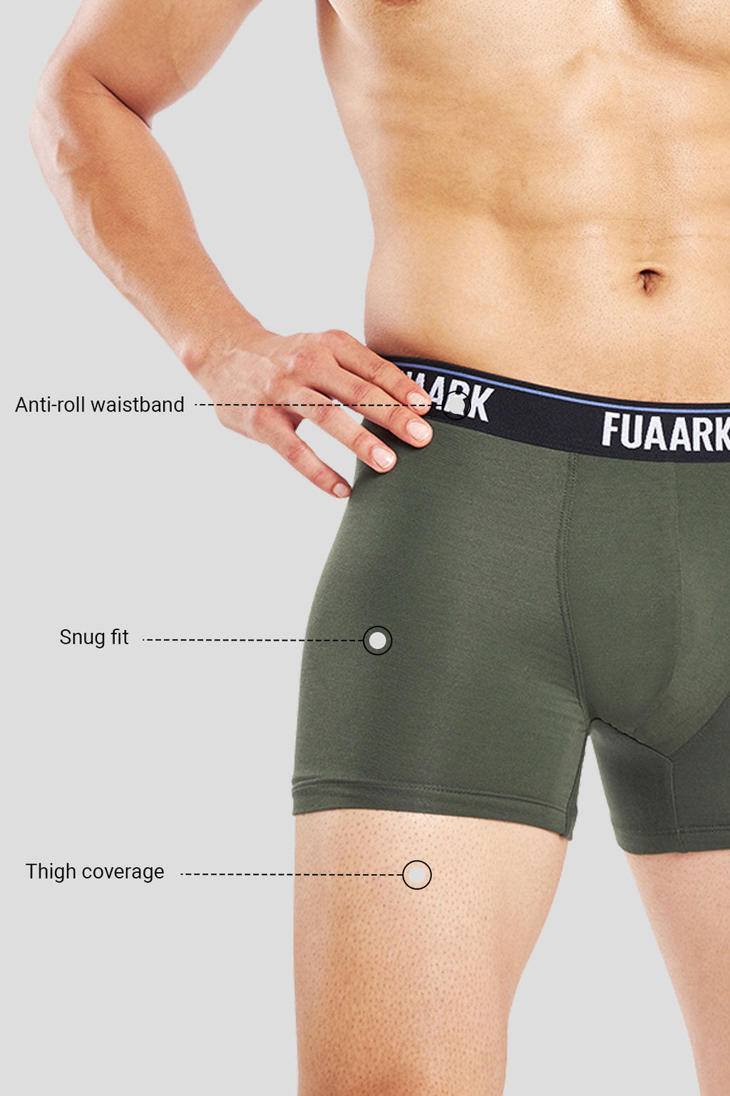 Ultra Soft Modal Trunks Olive