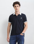 Solid Slim Fit Polo Shirt USP0