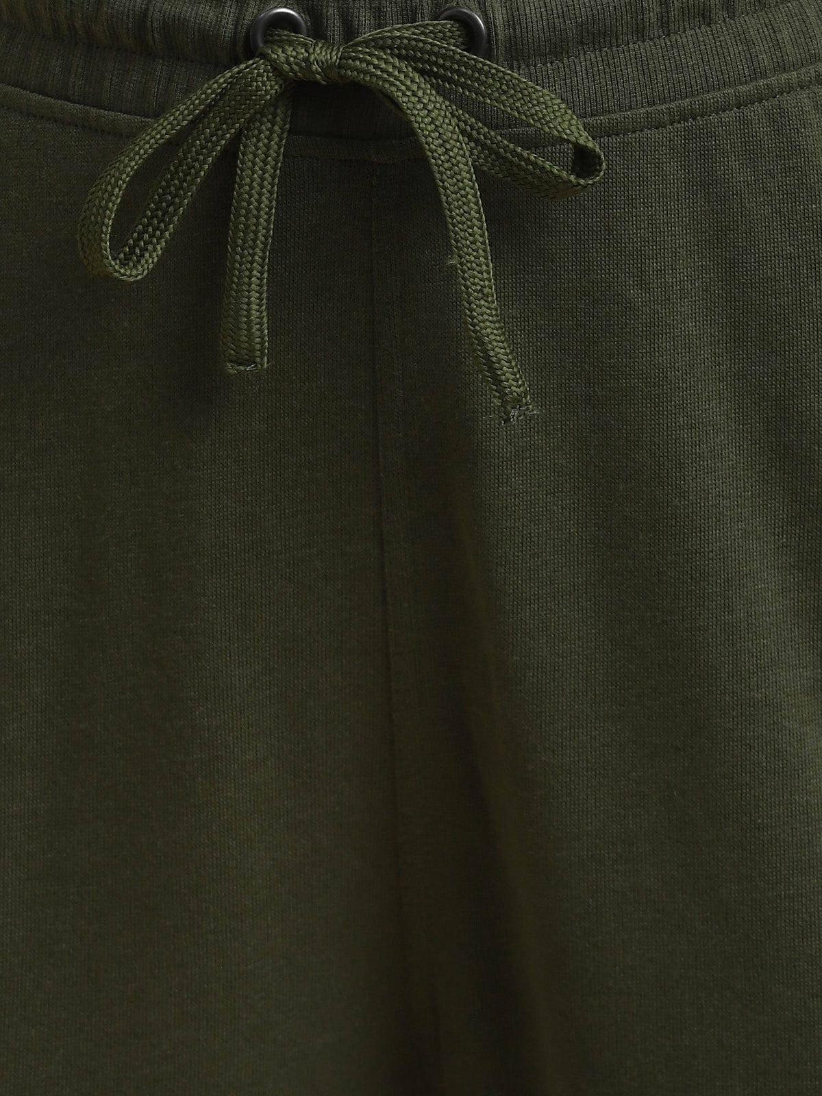 Khaki Blended Fabric Joggers For Ladies | WJ89 - view 5