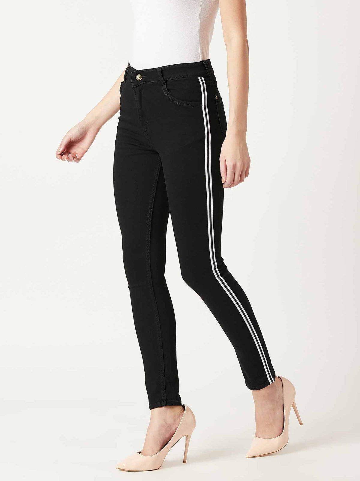 Black Relaxed Jeans | RF89 - view 1