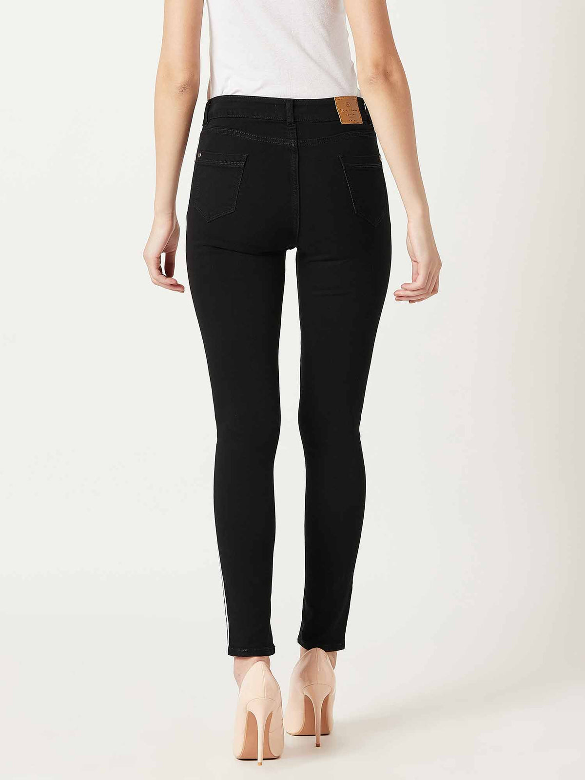 Black Relaxed Jeans | RF89 - view 2
