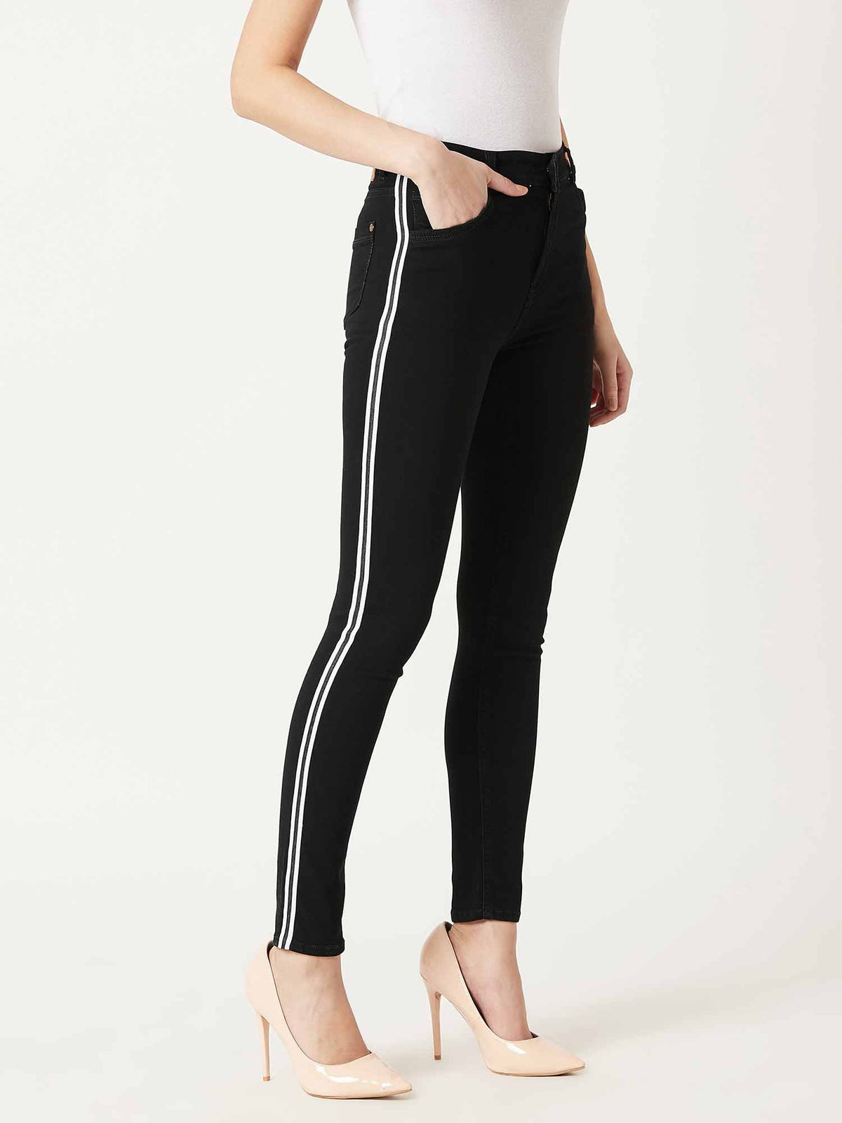 Black Relaxed Jeans | RF89 - view 3
