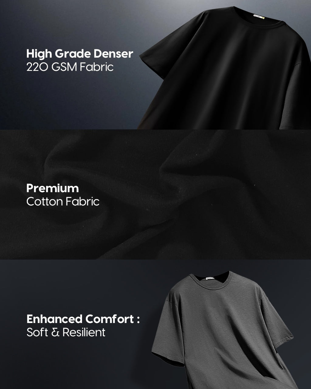 Men's Black Across The Spiderverse Graphic Printed Oversized T-shirt