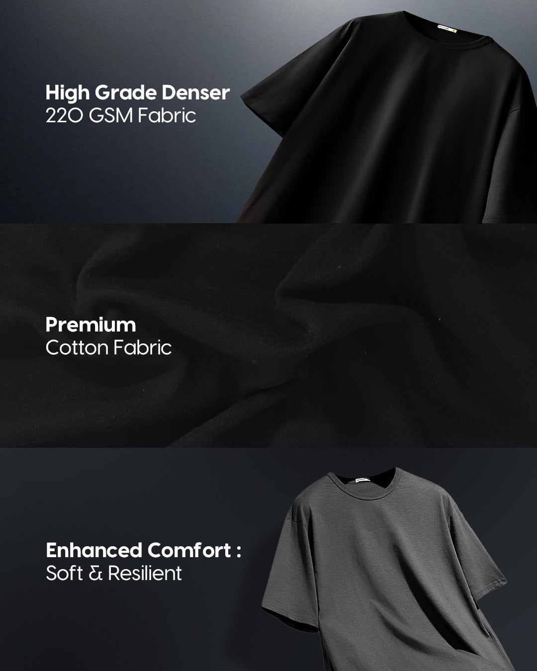 Men's Black Across The Spiderverse Graphic Printed Oversized T-shirt