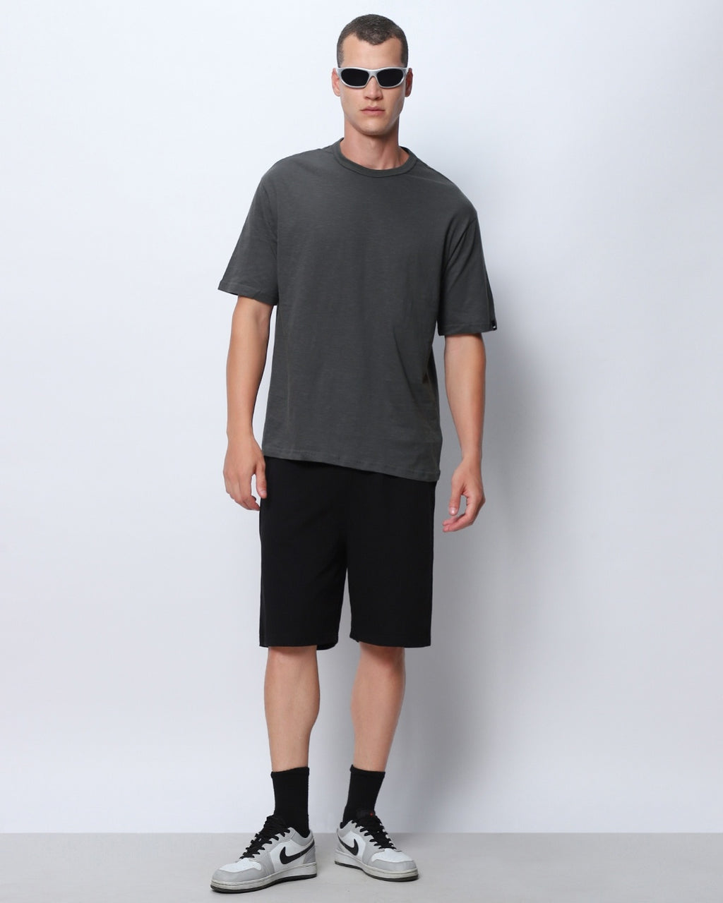 Men's Grey Oversized T-shirt