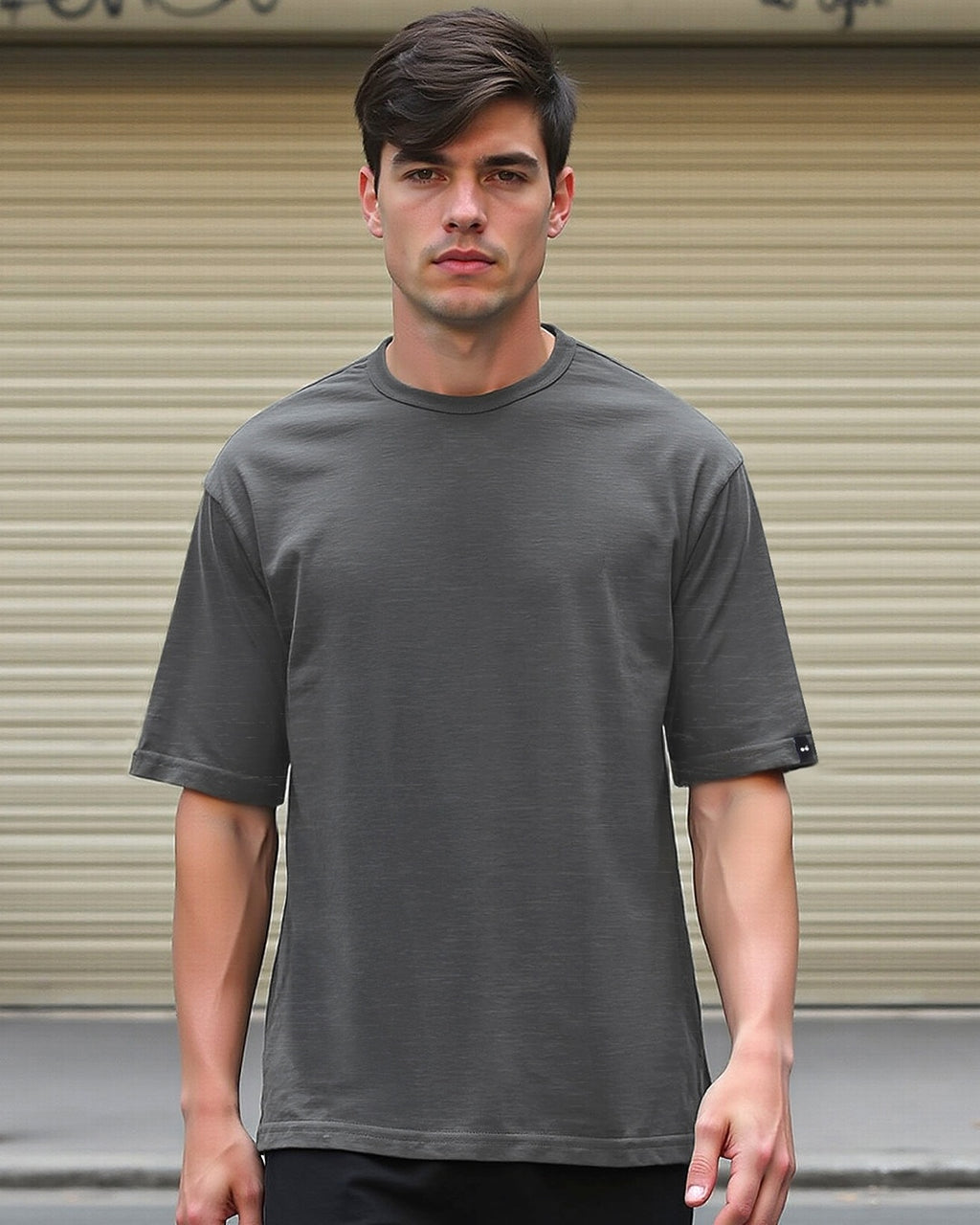 Men's Grey Oversized T-shirt