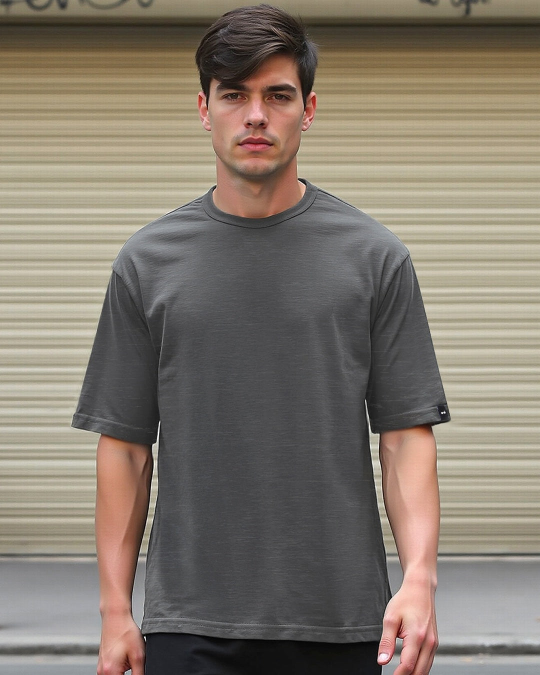 Men's Grey Oversized T-shirt