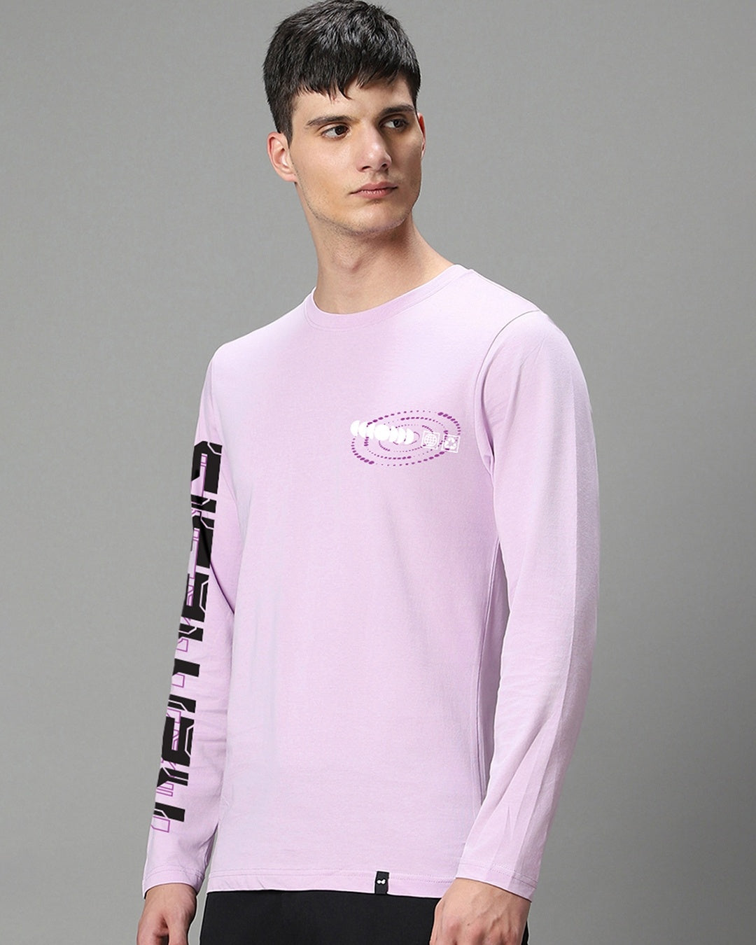 Men's Purple Nemesis Graphic Printed T-shirt