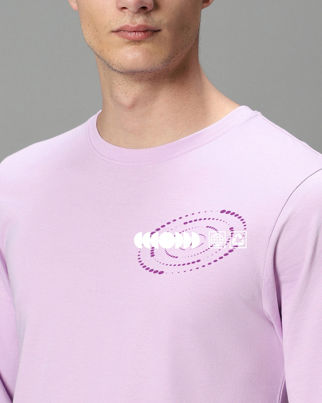 Men's Purple Nemesis Graphic Printed T-shirt