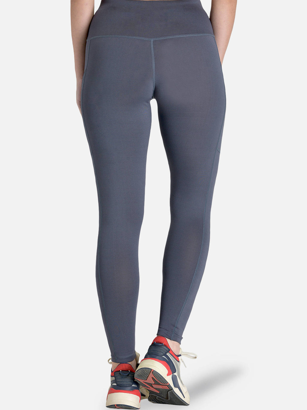 Skin Fit Pocket Sports Legging - Grey | L90 - view 2