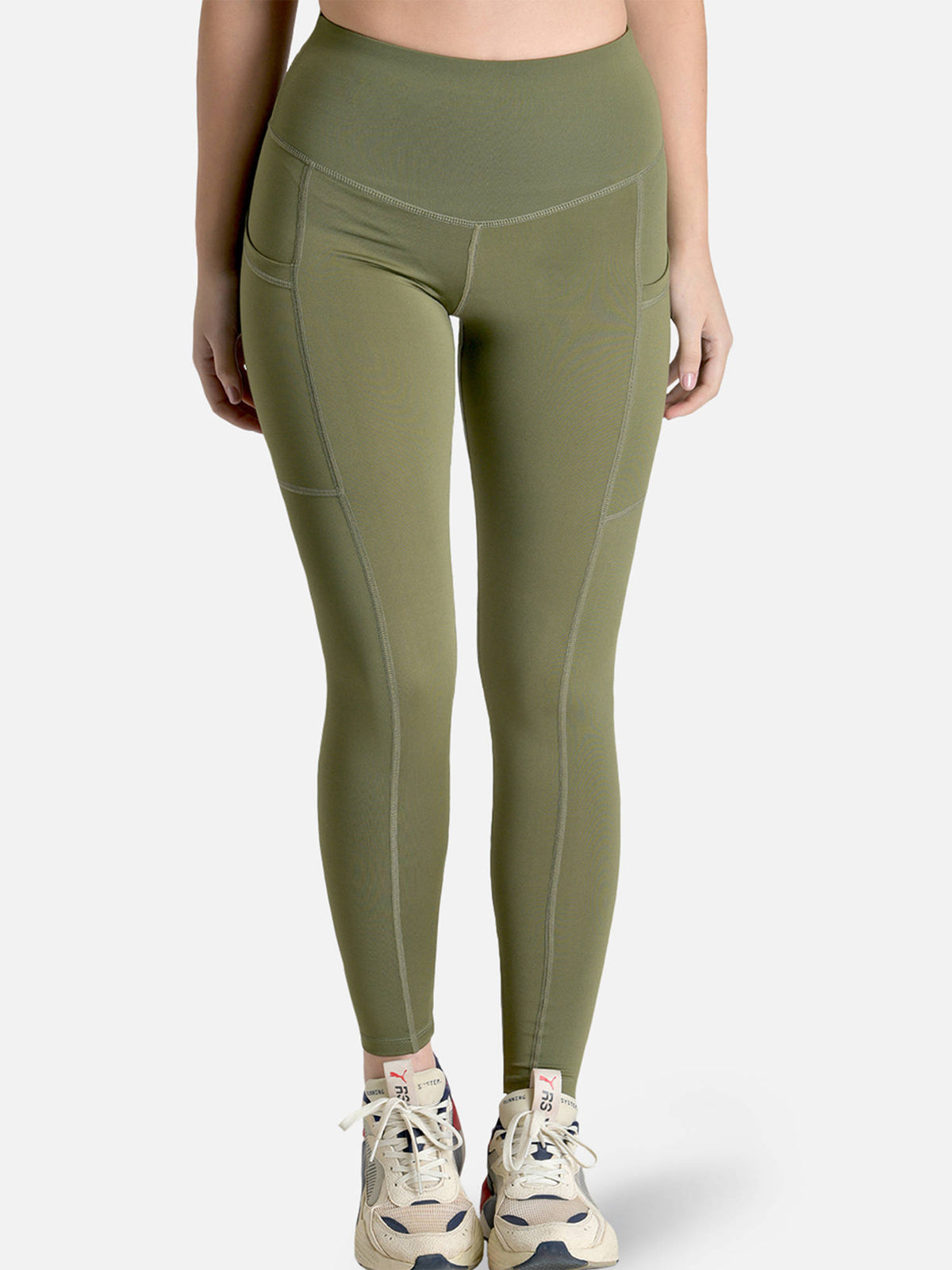 Skin Fit Pocket Sports Legging - Grey | L90 - view 19