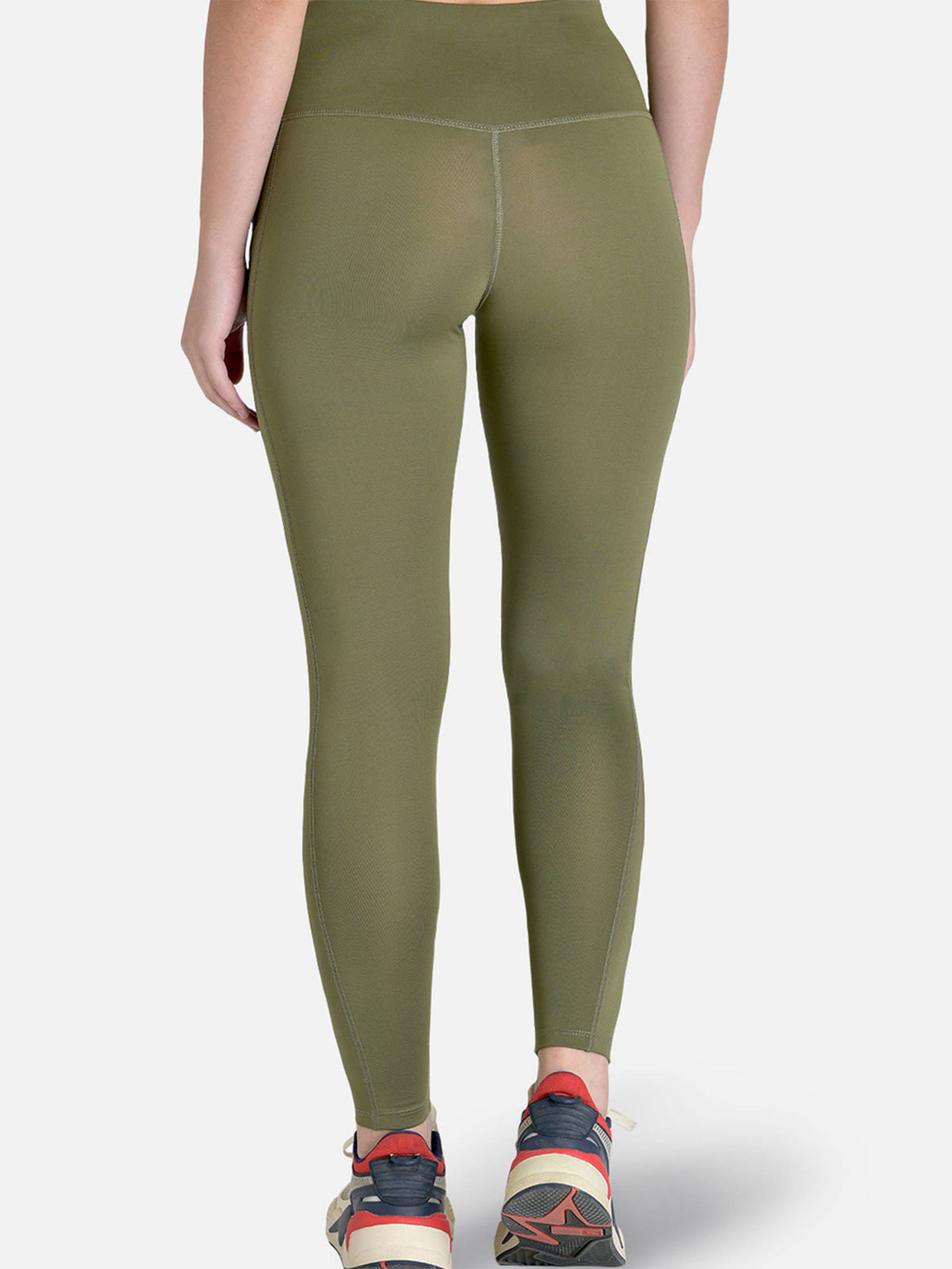 Skin Fit Pocket Sports Legging - Green | L90 - view 2