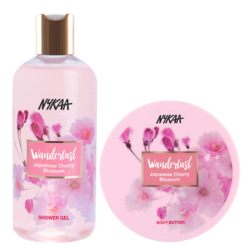 Japanese Cherry Blossom Shower Gel + Body Butter Moisture Veil Combo | B20 - view 1