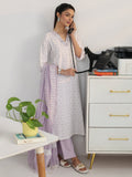 Gerua Off White Ethnic Motif Woven Design Cotton Blend Straight Suit Set With Dupatta
