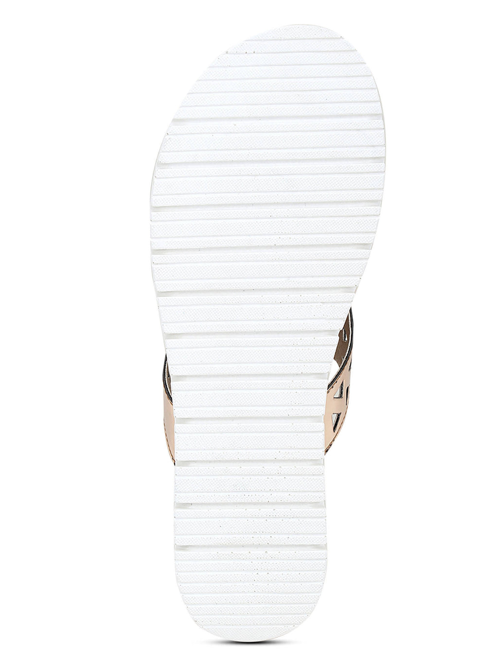 Patterned Rose Gold Wedges | H78 - view 4