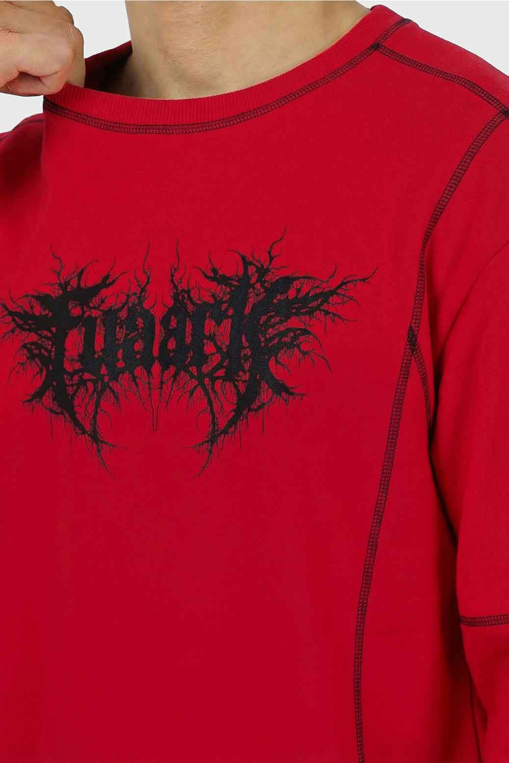 Primal Code Oversized T-shirt Red