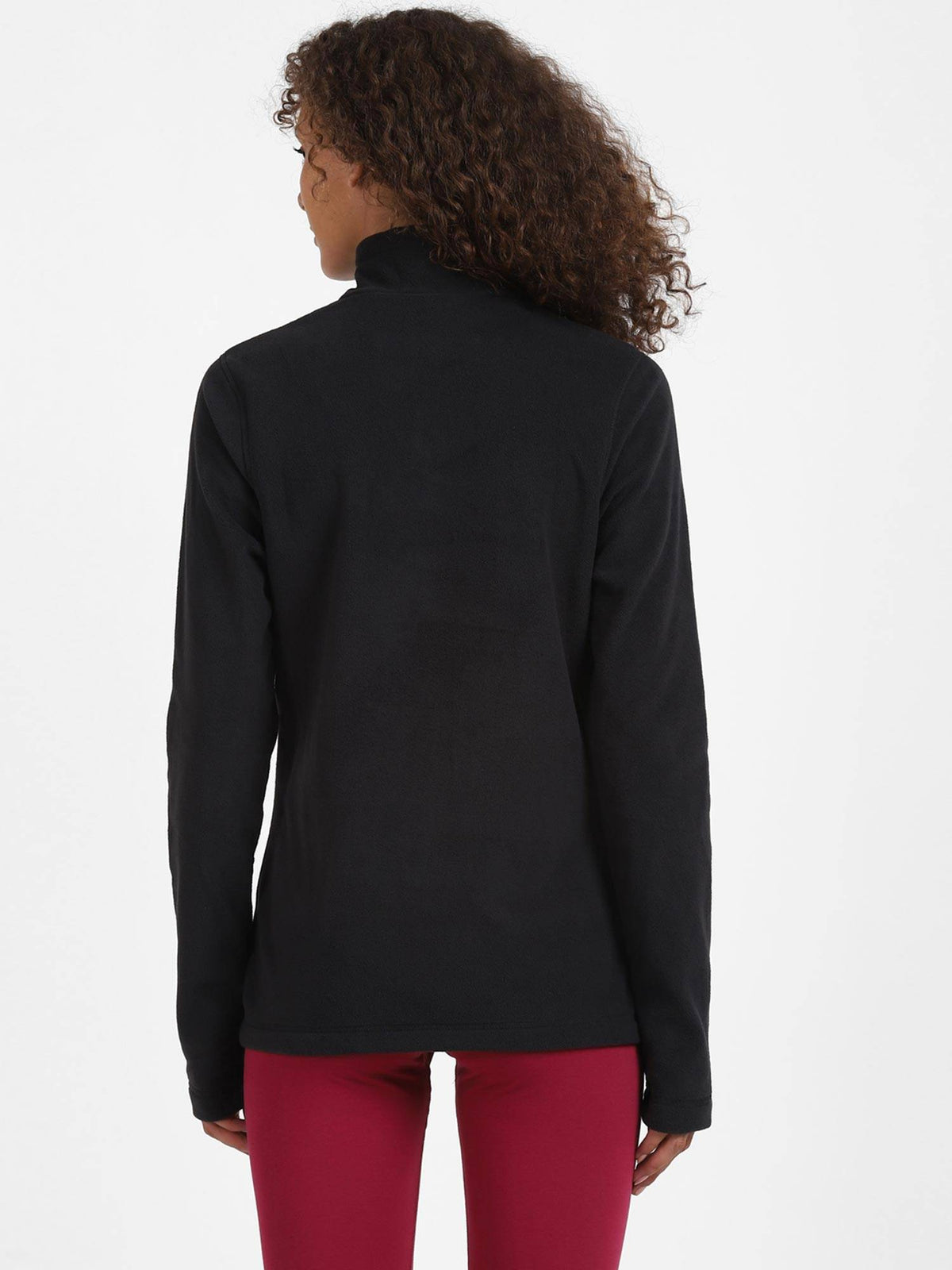 Ow Flc Q Zip Black Outdoor Jacket | JK12 - view 4