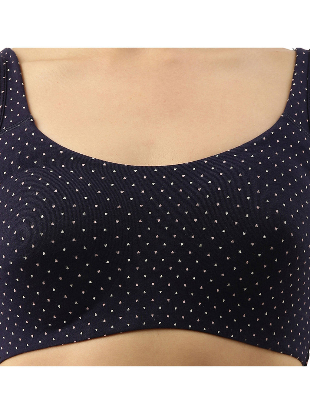 SB06 Low Impact Cotton Sports Bra - Non-Padded & Wirefree - Nude | sb09 - view 39