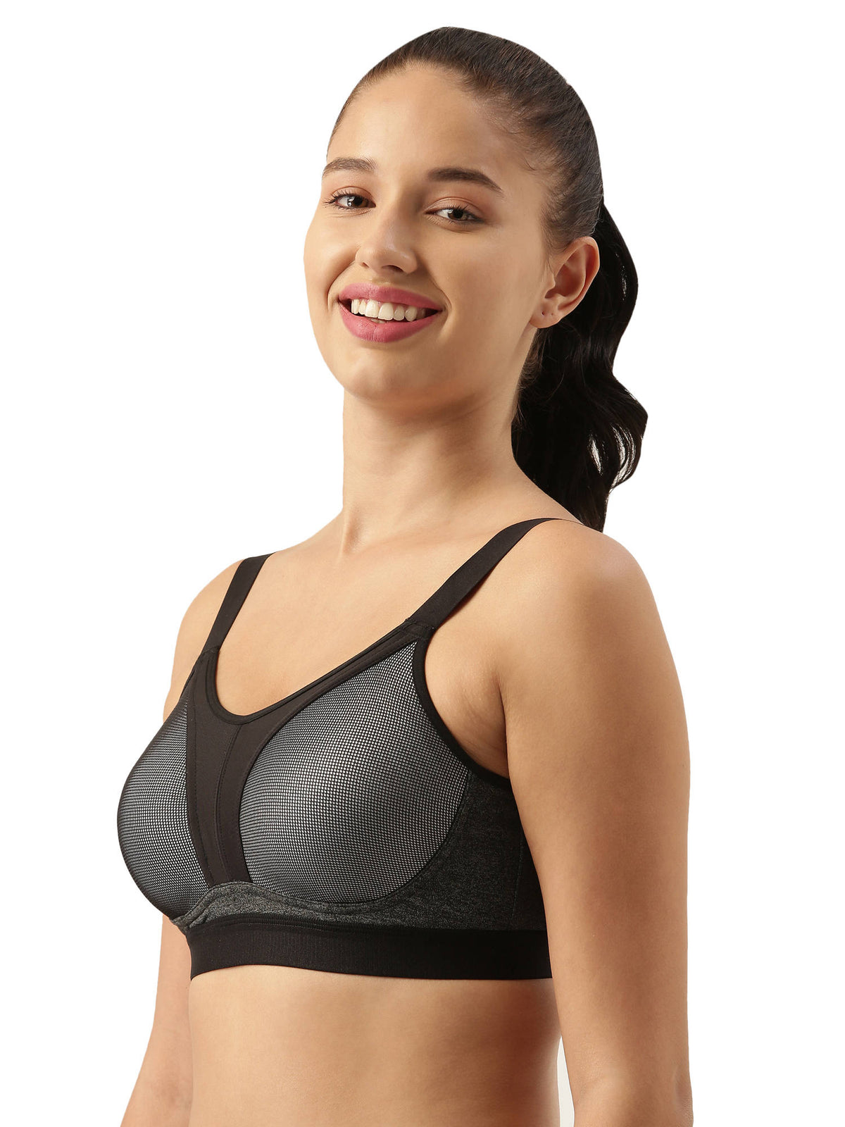 Y-panel Agion Scent Protect Padded Wirefree Full Coverage Sports Bra | sb09 - view 7