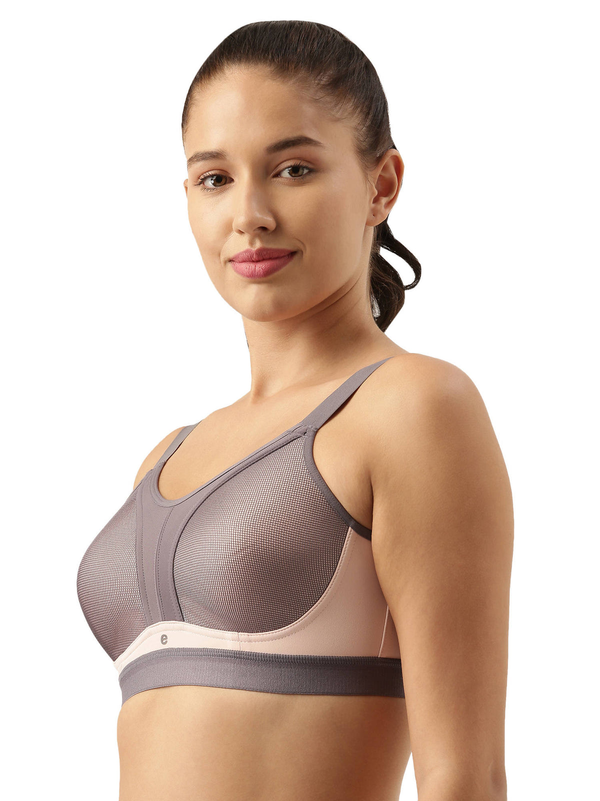 Y-panel Agion Scent Protect Padded Wirefree Full Coverage Sports Bra | sb09 - view 2