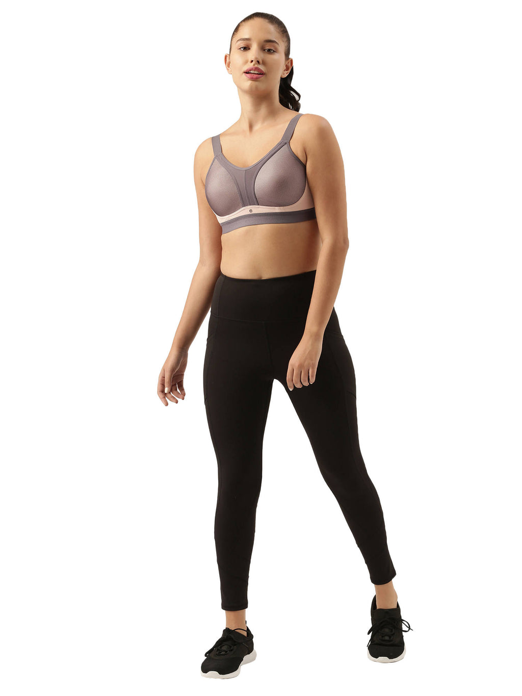 Y-panel Agion Scent Protect Padded Wirefree Full Coverage Sports Bra | sb09 - view 4