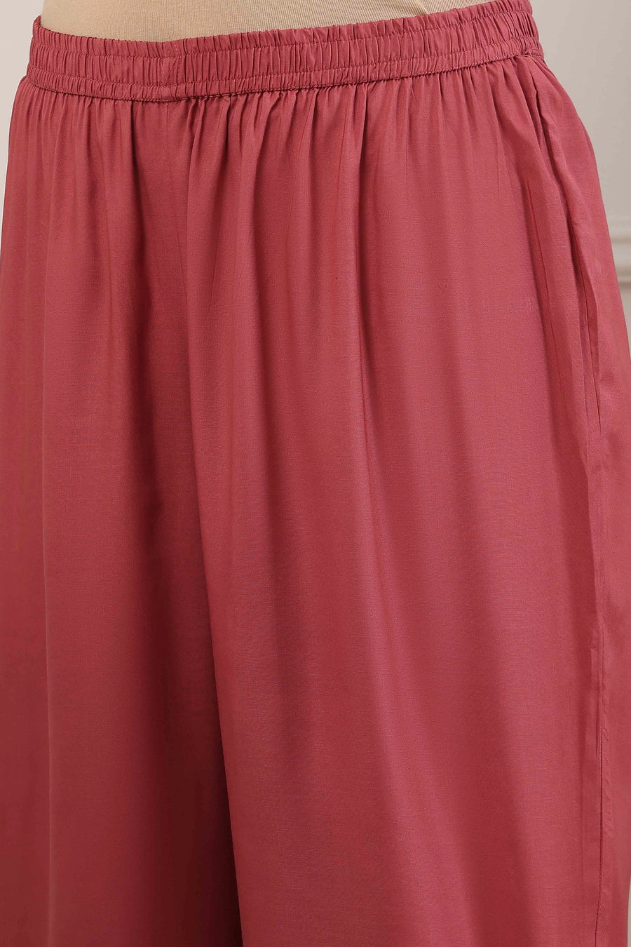 Pink Poly Tissue Embellished Anarkali Kurta Set A34