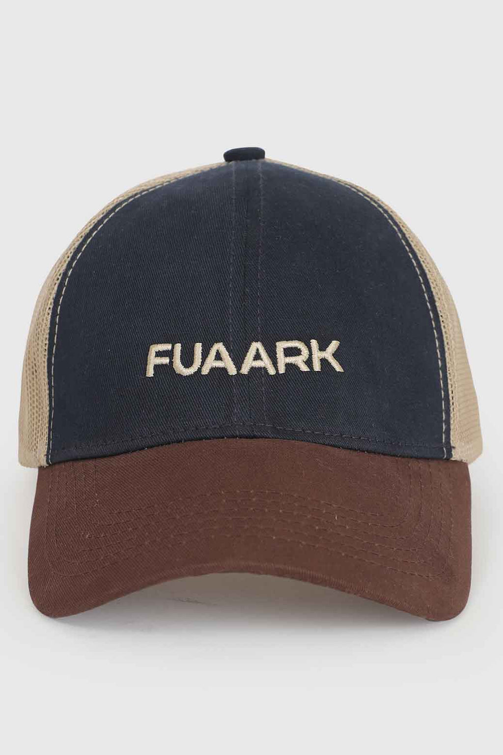 Sleek Trucker Cap Navy/Beige