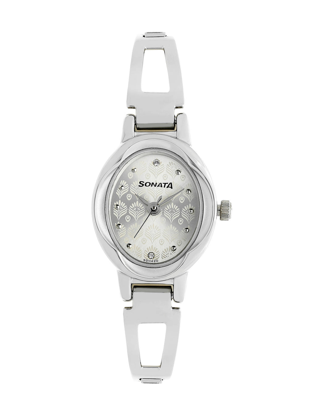 Pankh Silver Dial Stainless Steel Strap Watch - NM8085SM02 | W92 - view 1