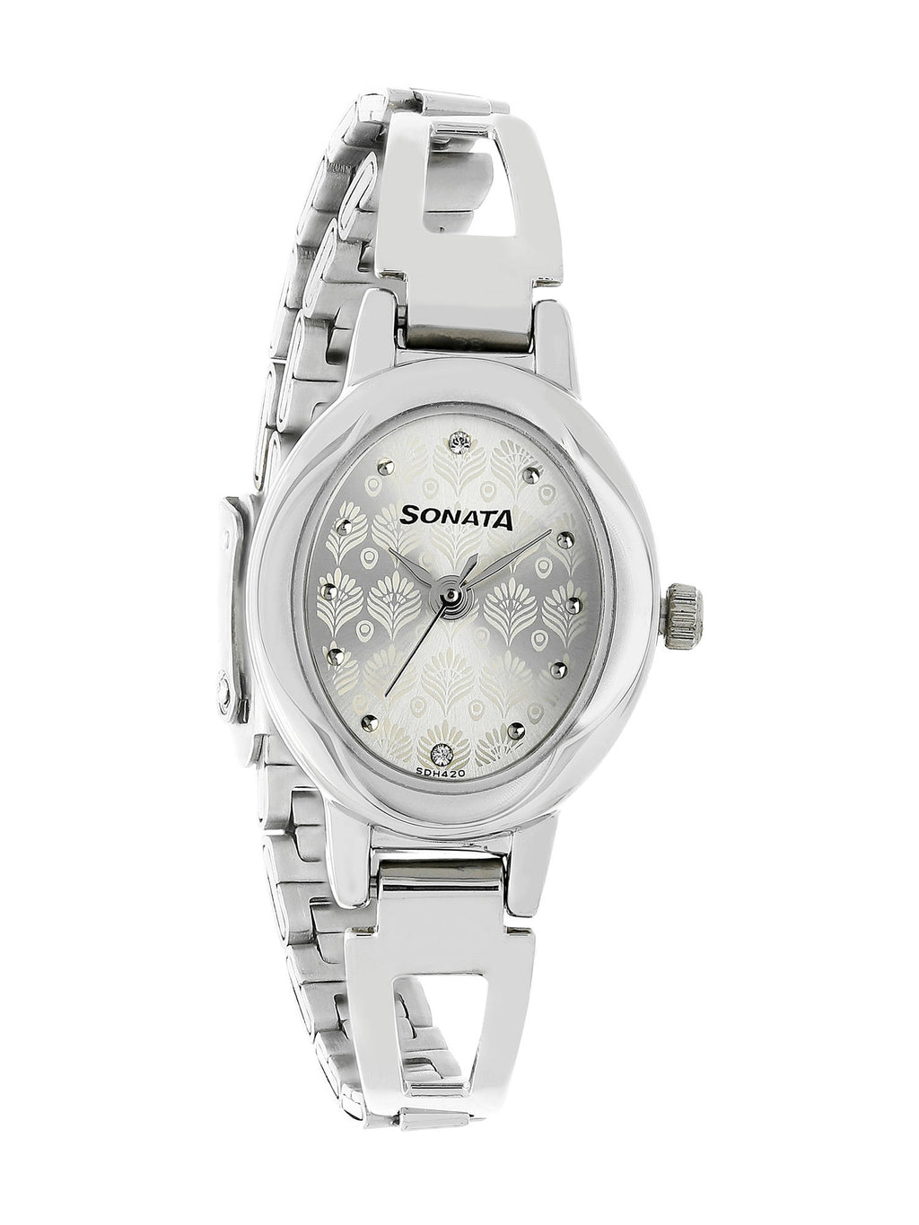 Pankh Silver Dial Stainless Steel Strap Watch - NM8085SM02 | W92 - view 2