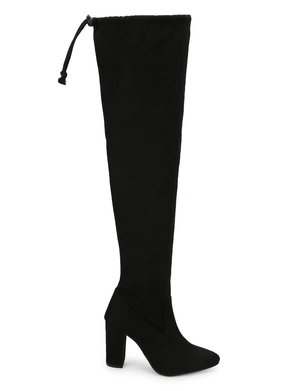 Black Solid Boots | BT61 - view 3