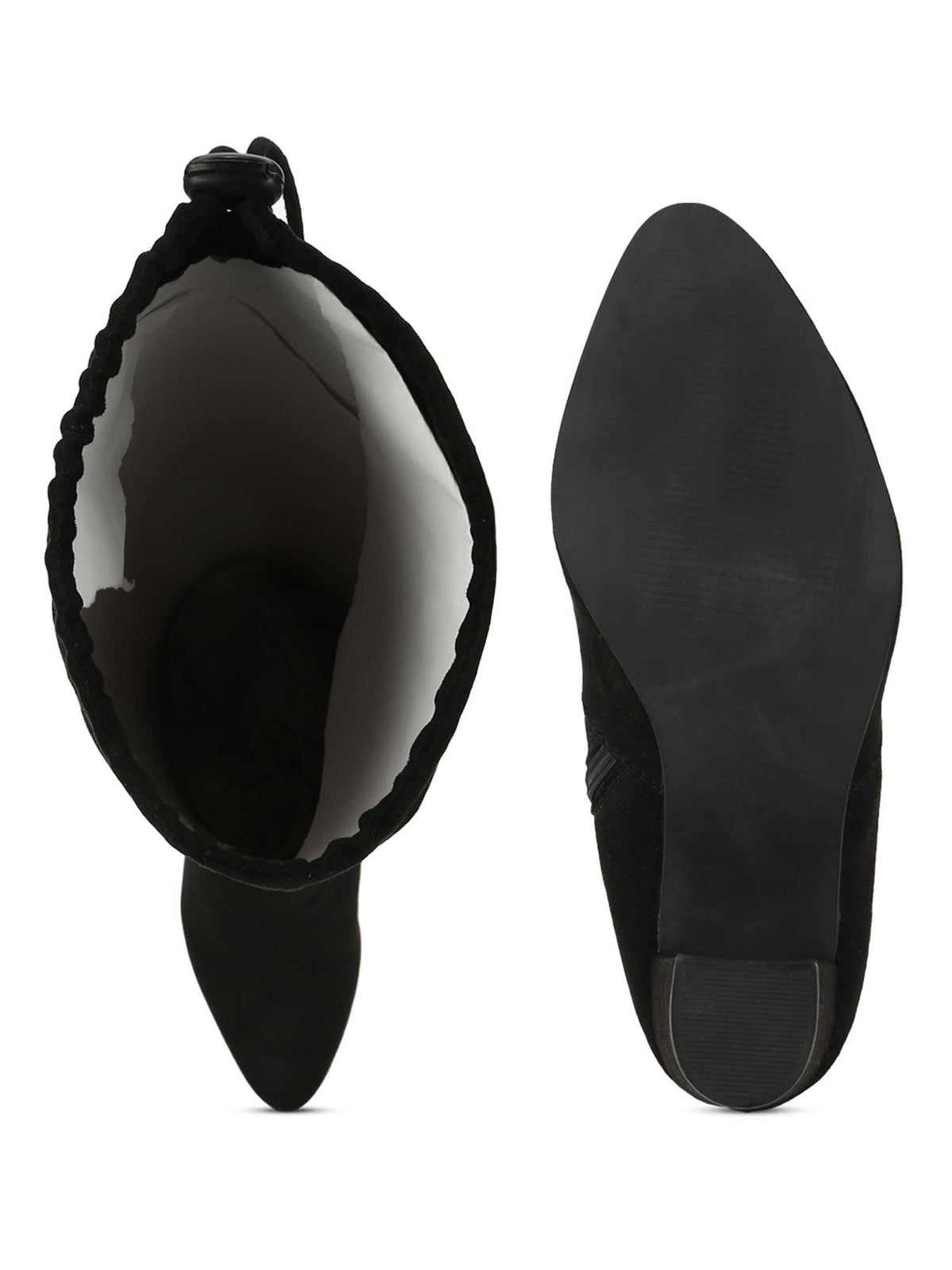 Black Solid Boots | BT61 - view 4