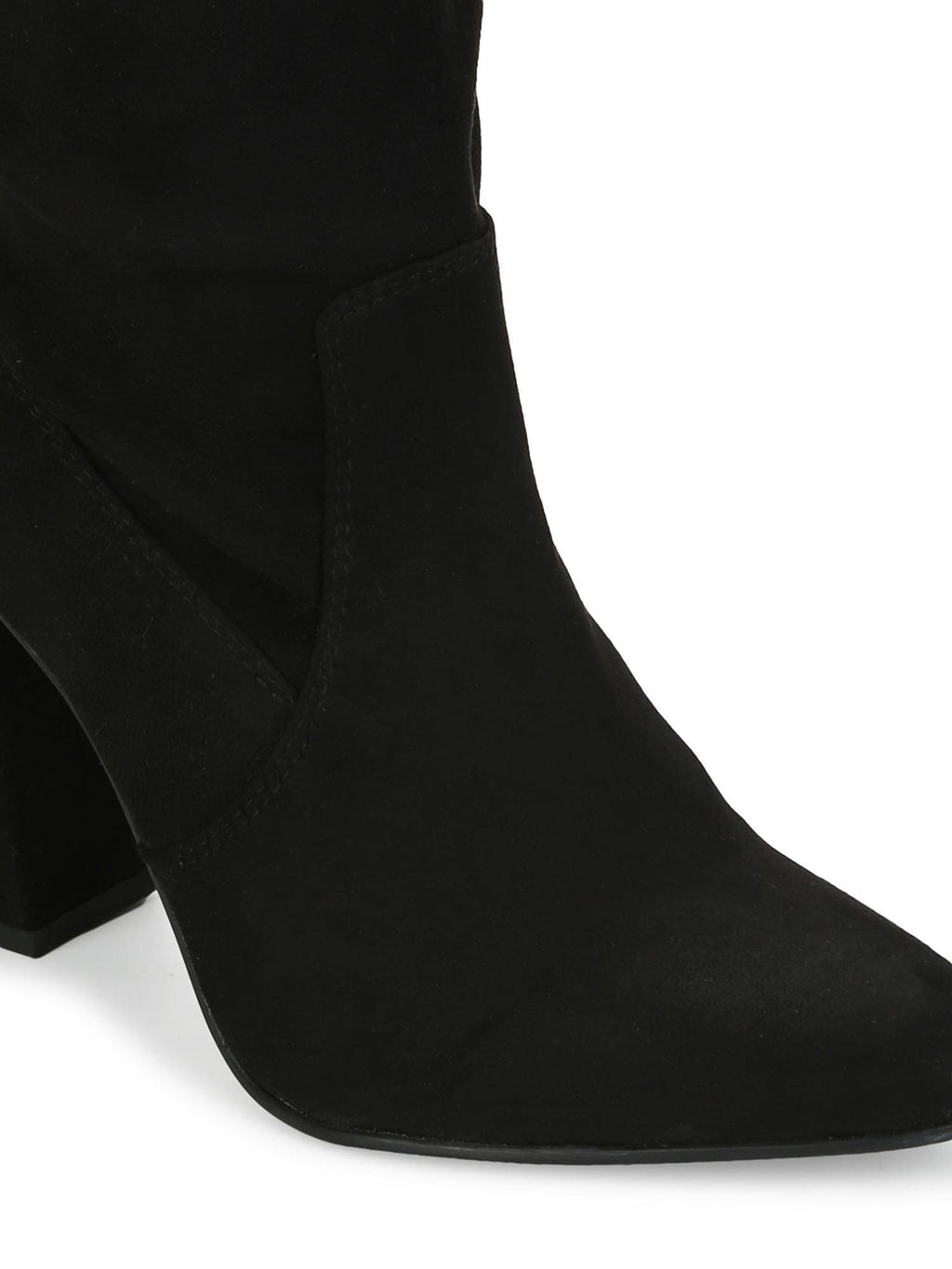 Black Solid Boots | BT61 - view 5