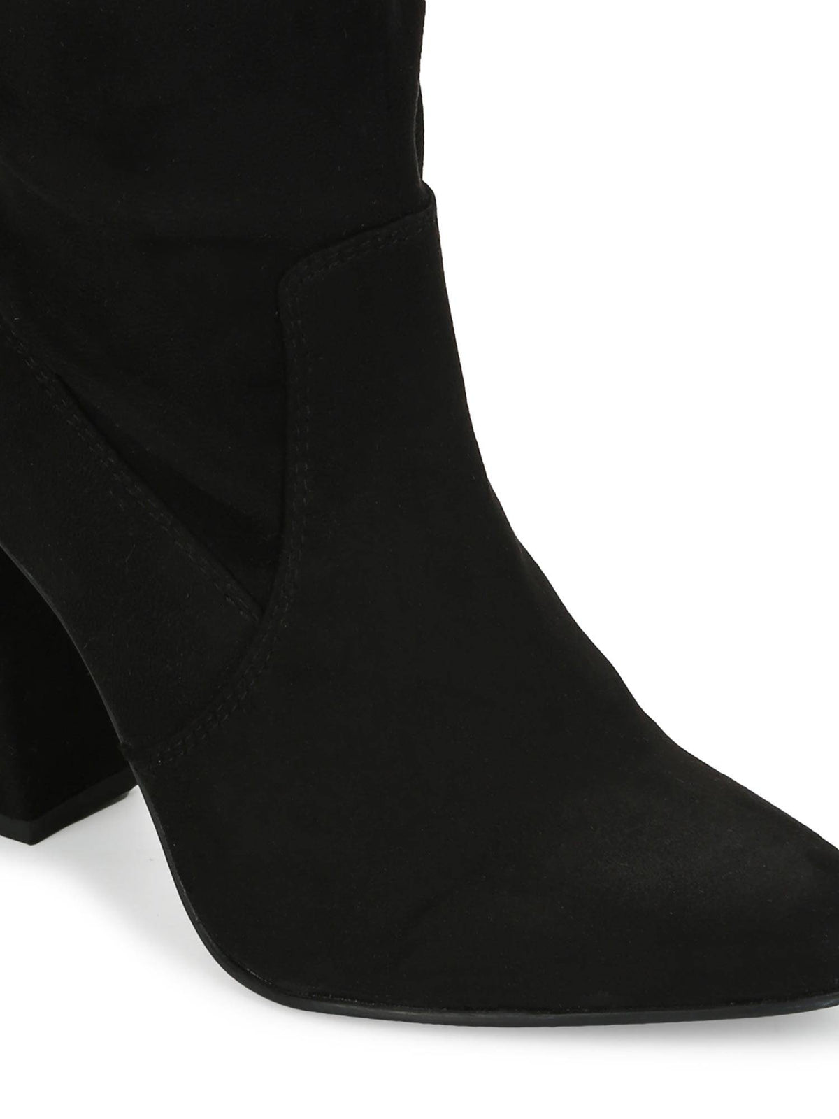 Black Solid Boots | BT61 - view 5