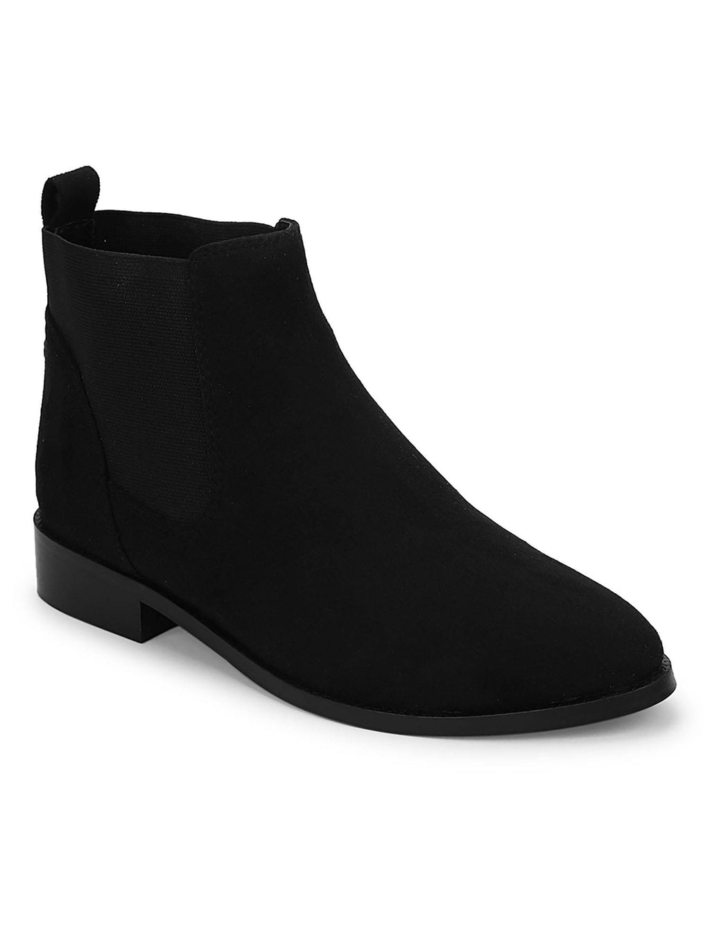 Black Solid Boots | BT61 - view 1