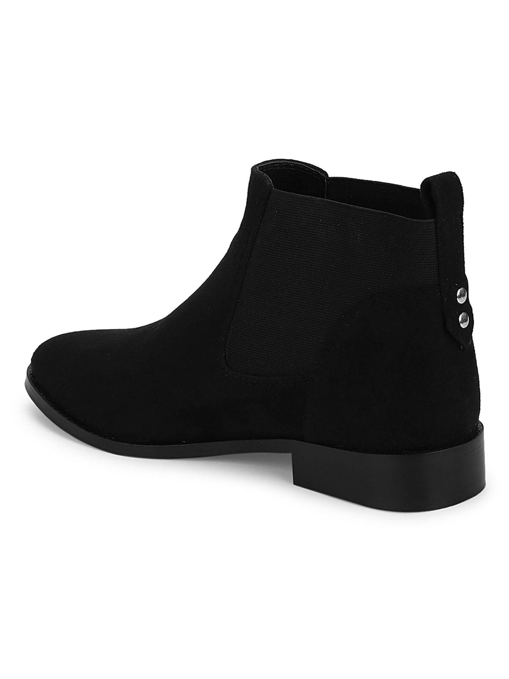 Black Solid Boots | BT61 - view 2
