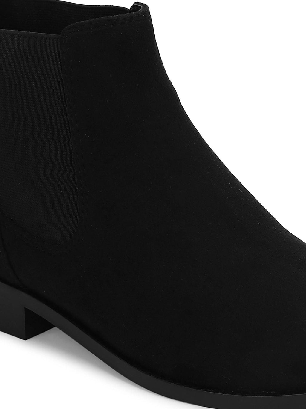 Black Solid Boots | BT61 - view 5