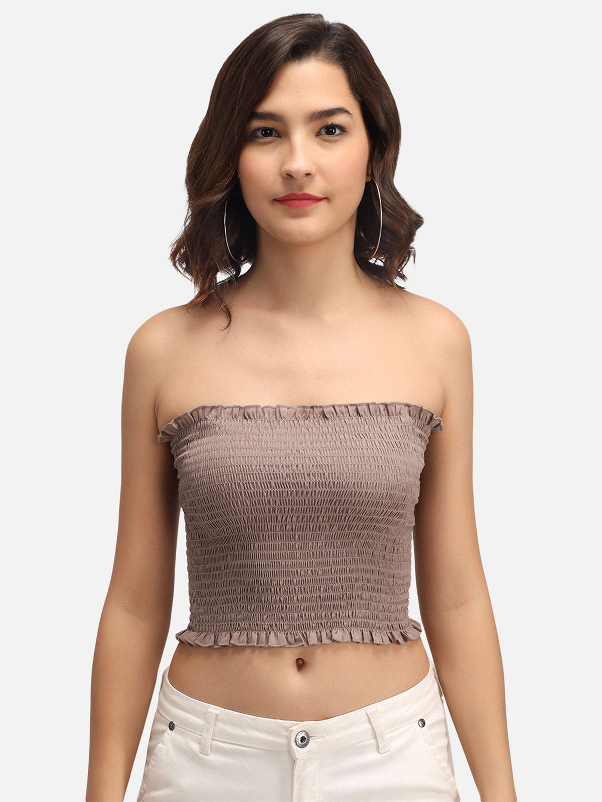 Abstract Navy Tube Top | TT90 - view 40