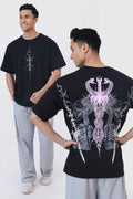 Twin Sword Oversized T-shirt Black